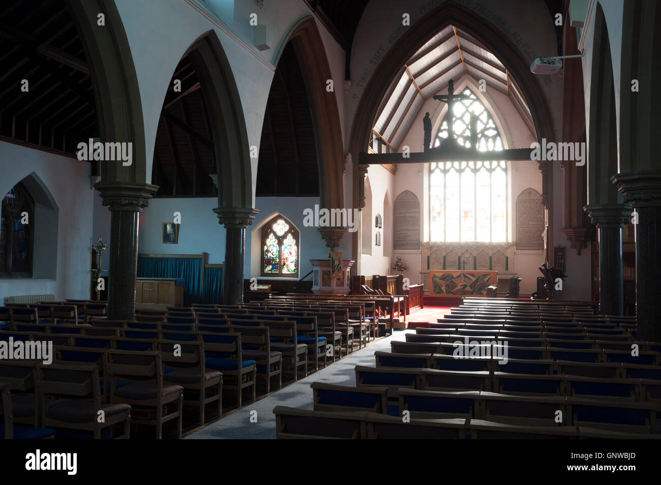 St. Peter`s Church, Bengeworth, Evesham, Worcestershire, England, UK Stock Photo